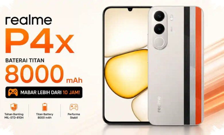 5 Keunggulan Realme P4x, Harga Rp2 Jutaan Membawa Baterai 8.000 mAh