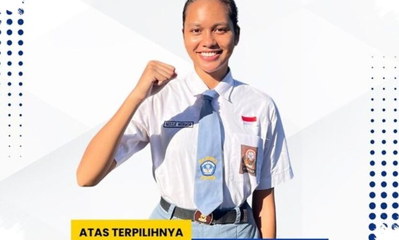 Jauh dari Orang Tua Saat Pemusatan, Neeltje Bawa Nama Papua di Upacara Nasional