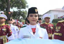 Wakil Kalimantan Barat Ini Terpilih Bawa Baki Merah Putih di Hadapan Presiden