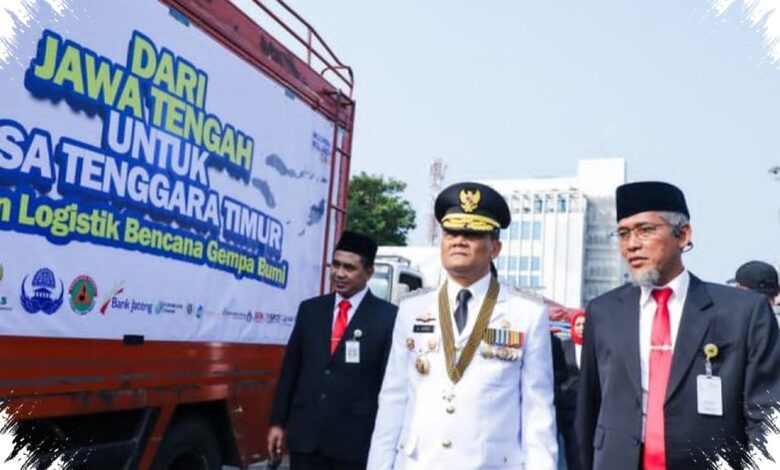 Empat Ton Beras hingga Tenda Darurat, Respons Jawa Tengah untuk Gempa di NTT Mulai Bergerak
