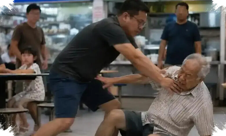 Usap Kepala Anak Berujung Dugaan Dorong, Lansia 73 Tahun Jatuh di Singapura