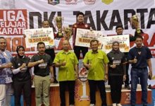 Dojo Halim Tertinggal Jauh, INKAI DKI Sapu 24 Emas di Liga Karate Pelajar Jakarta