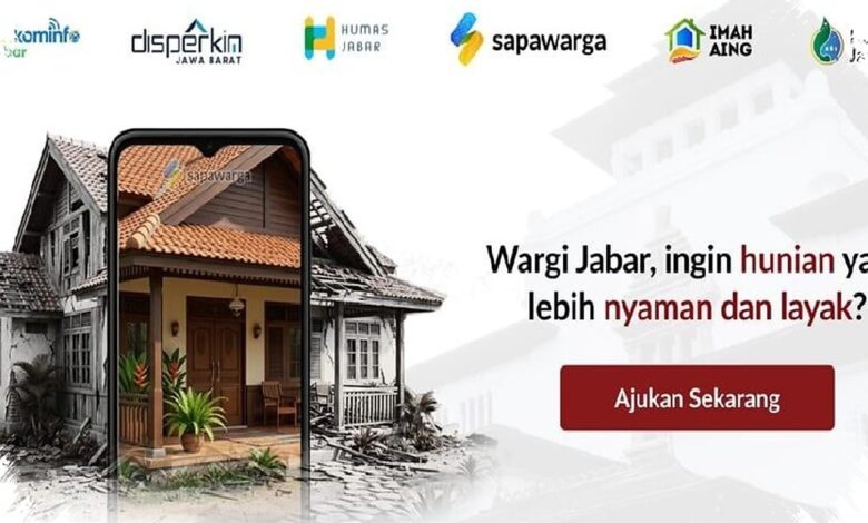 Warga Jabar Kini Punya Jalur untuk Laporkan Rumah yang Luput dari Bantuan